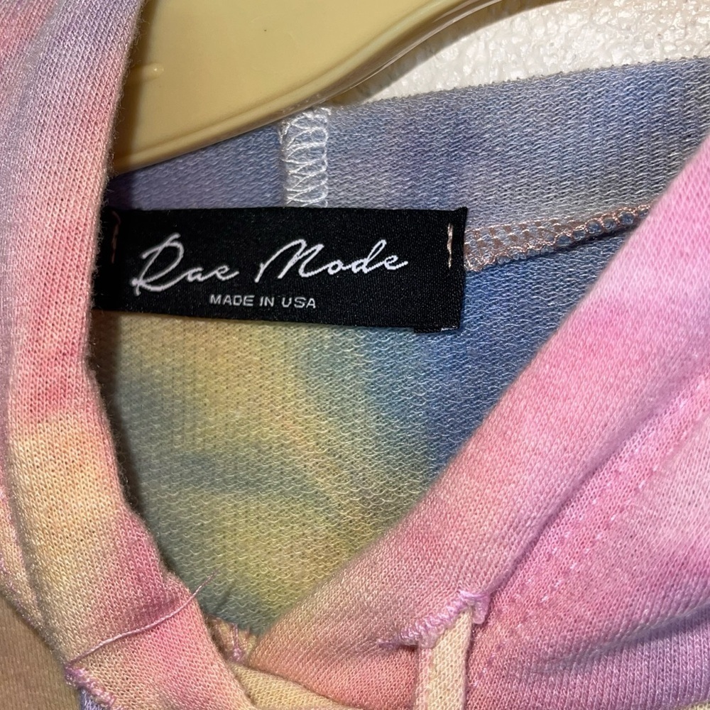 Rae Mode Tie Dye hoodie. Size Large GUC - Picture 7 of 7